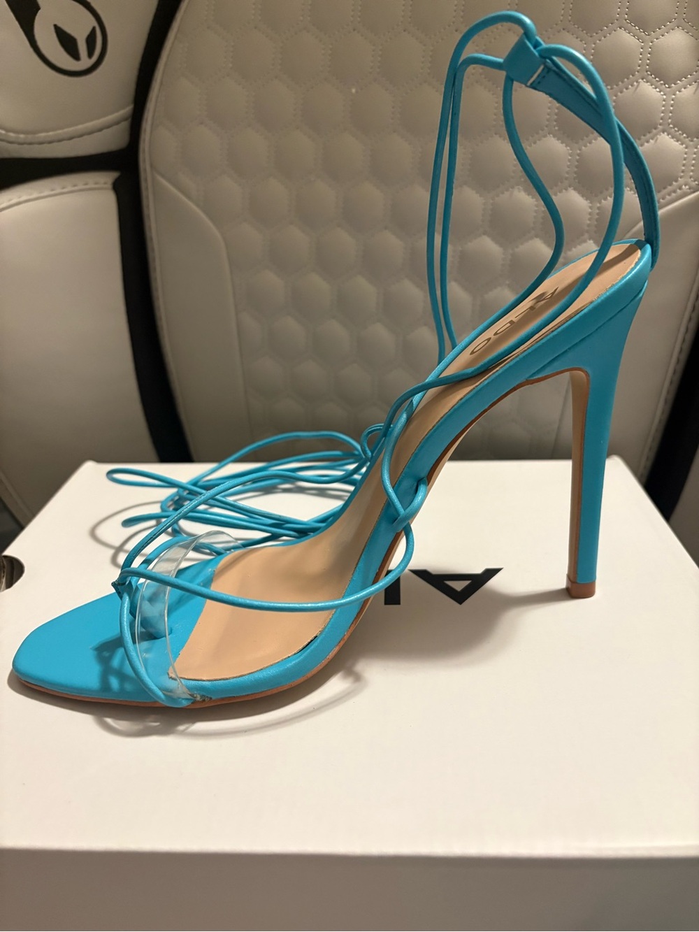 ALDO Strappy Heel in Sky Blue - Picture 4 of 6